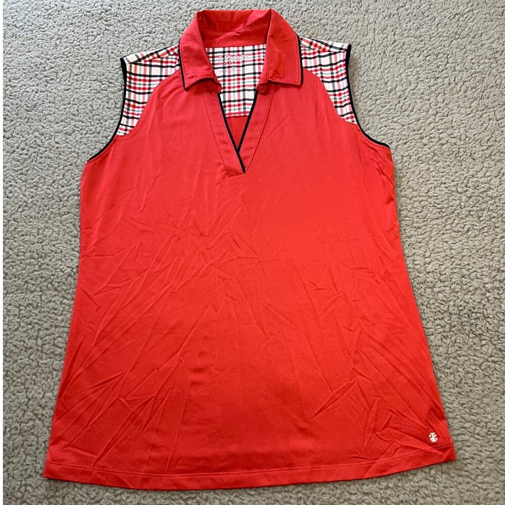 IZOD women's sleeveless golf shirt Size M (B20379)